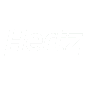 hertz logo white