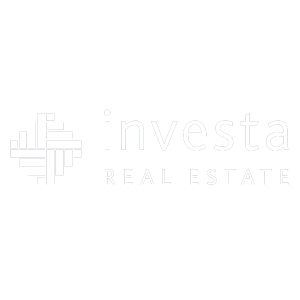 investa real estate logo white
