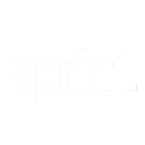 sprint logo white